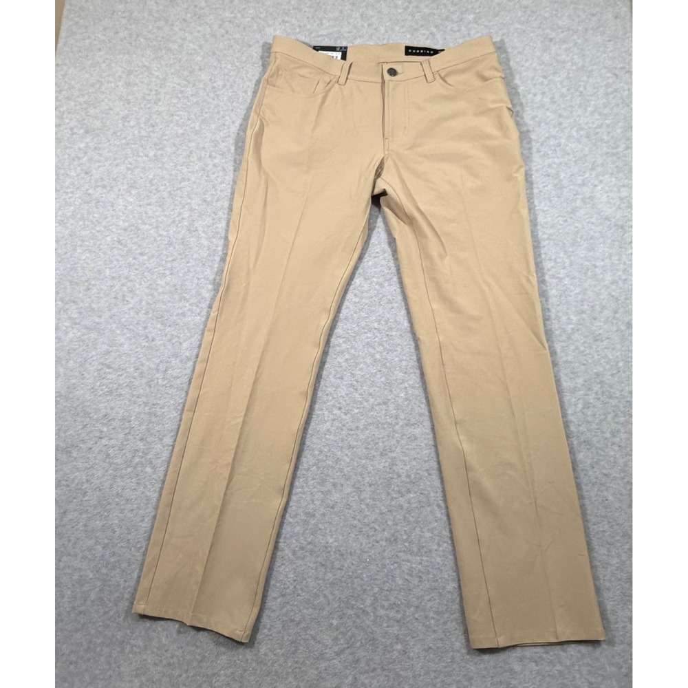 Dunning Golf Pants Mens 32x30 Tan New Stretch Performance Trousers D7S21P068